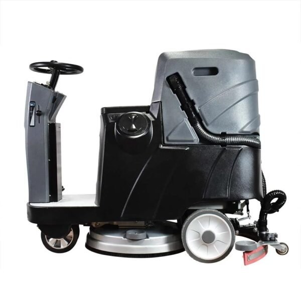 Total Polishing Systems TPSX5 Auto Ride-On Floor Scrubber 34″ Cleaning Path, Three 170 Amp Batteries