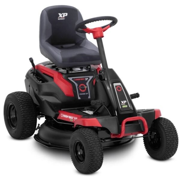 Troy-Bilt Tb30e XP 30 in. 56-Volt MAX 30 Ah Battery Lithium-Ion Electric Drive Cordless Riding Lawn Tractor with Mulch Kit Included